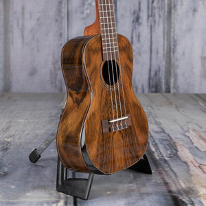 Used Kala Premier Exotic Bocote Concert Ukulele, Natural, angle