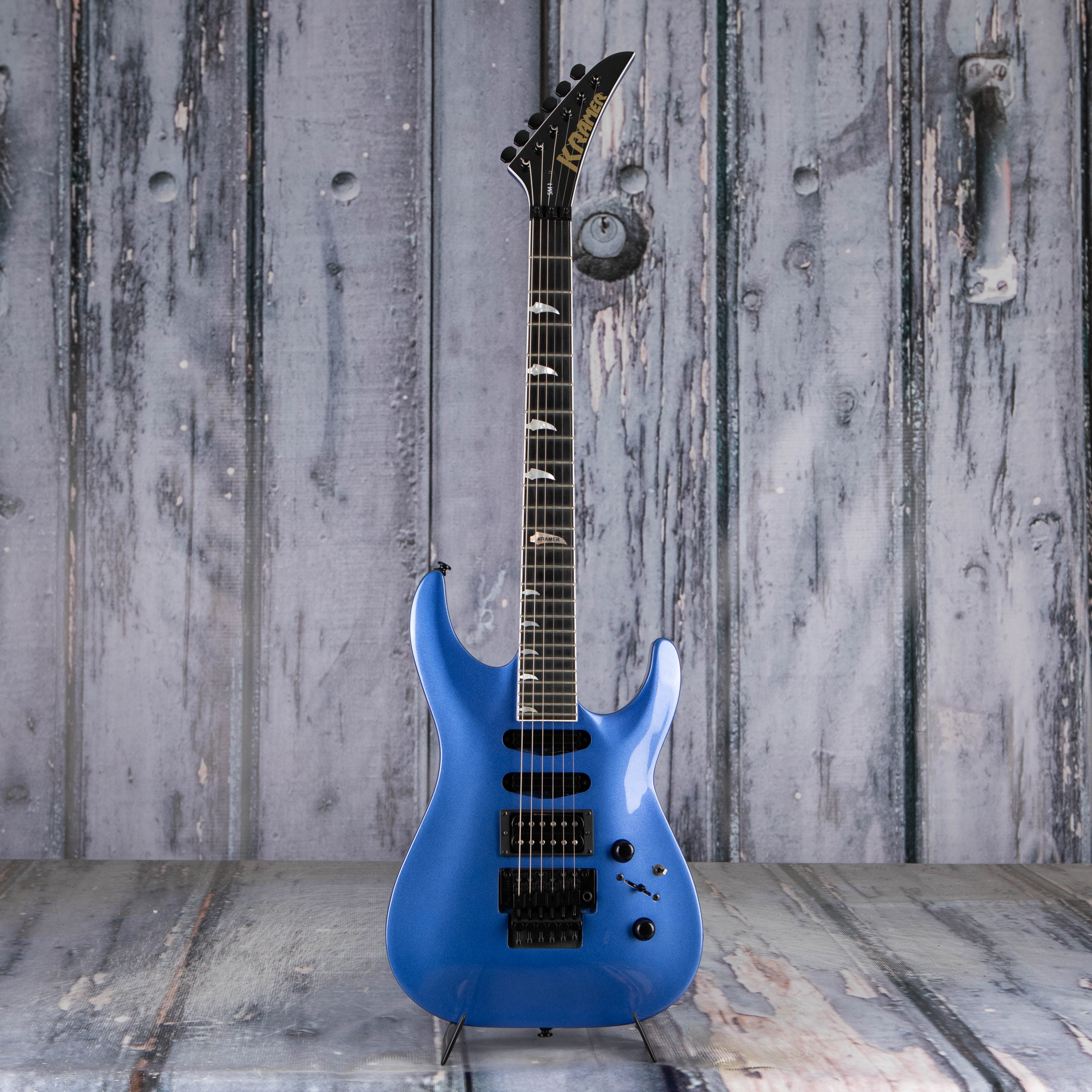 Used Kramer SM-1 Electric Guitar, 2021, Candy Blue, front