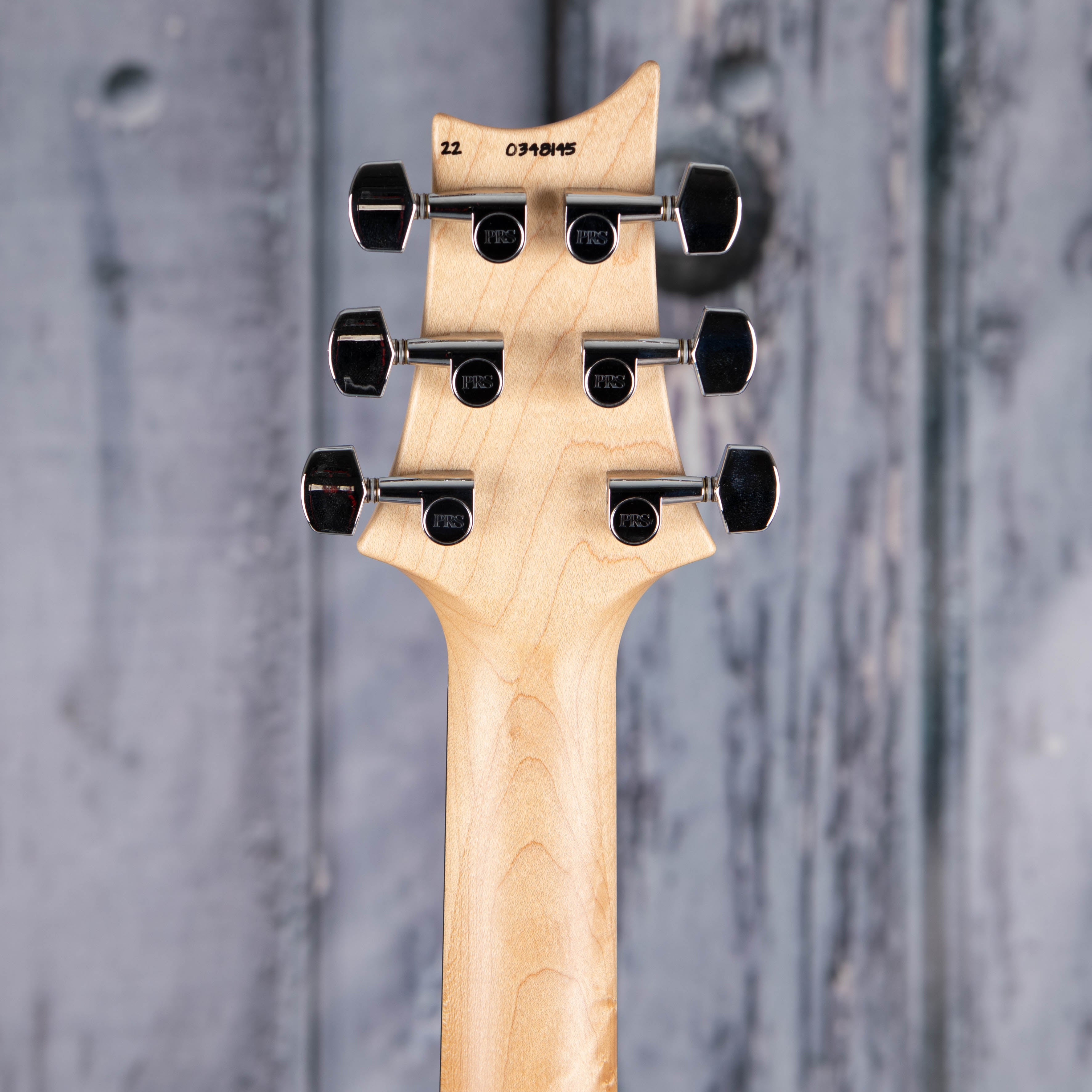 Used Paul Reed Smith CE 24 Semi-Hollowbody Guitar, Eriza Verde, back headstock