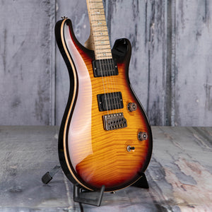 Used Paul Reed Smith Custom 24 Wood Library 10-Top Electric Guitar, 2018, Tobacco Sunburst, angle