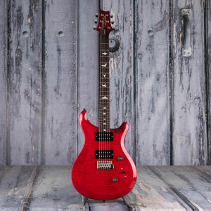 Used Paul Reed Smith S2 Custom 24 Electric Guitar, 2020, Fire Red Burst, front