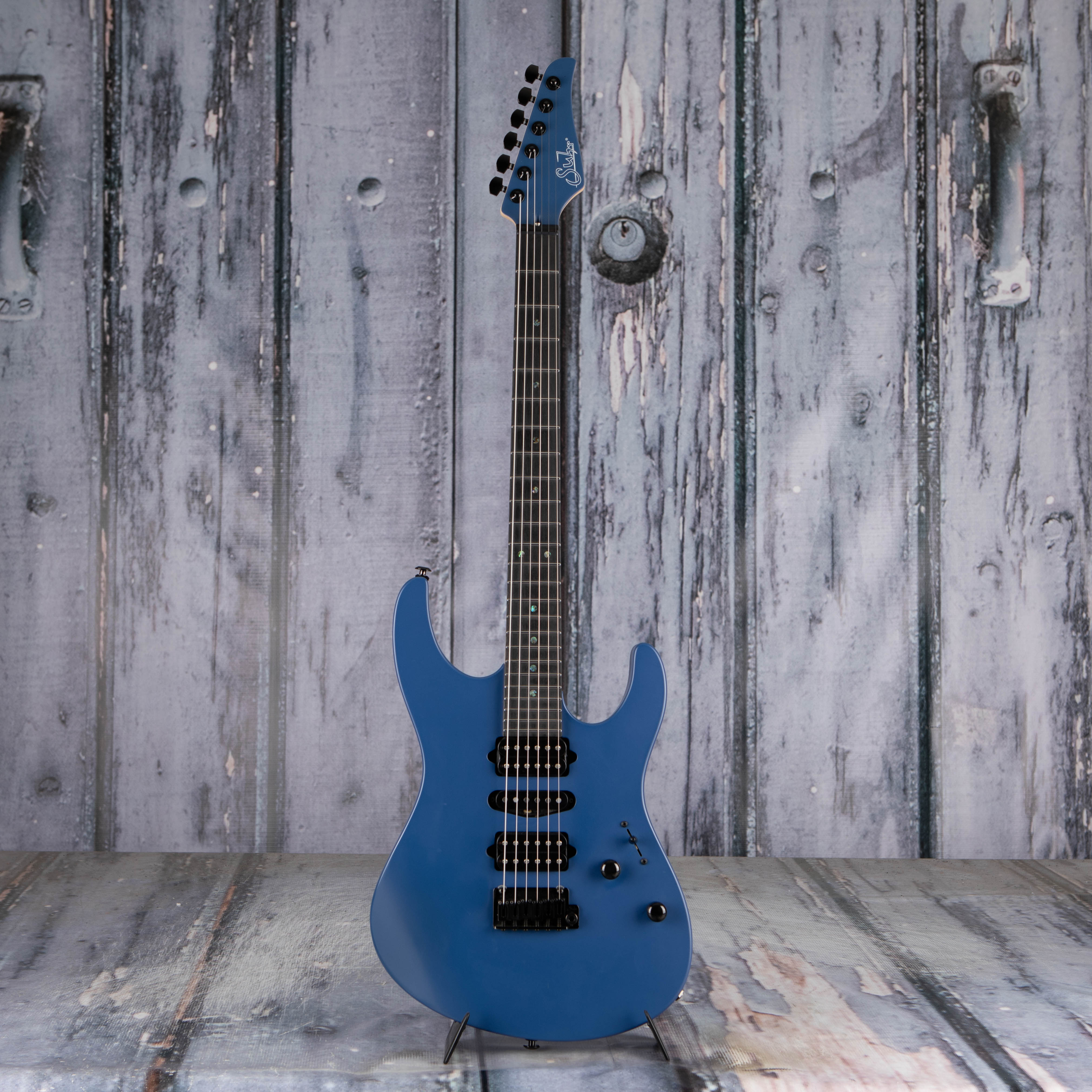 Used Suhr Modern Electric Guitar, Satin Blue, front