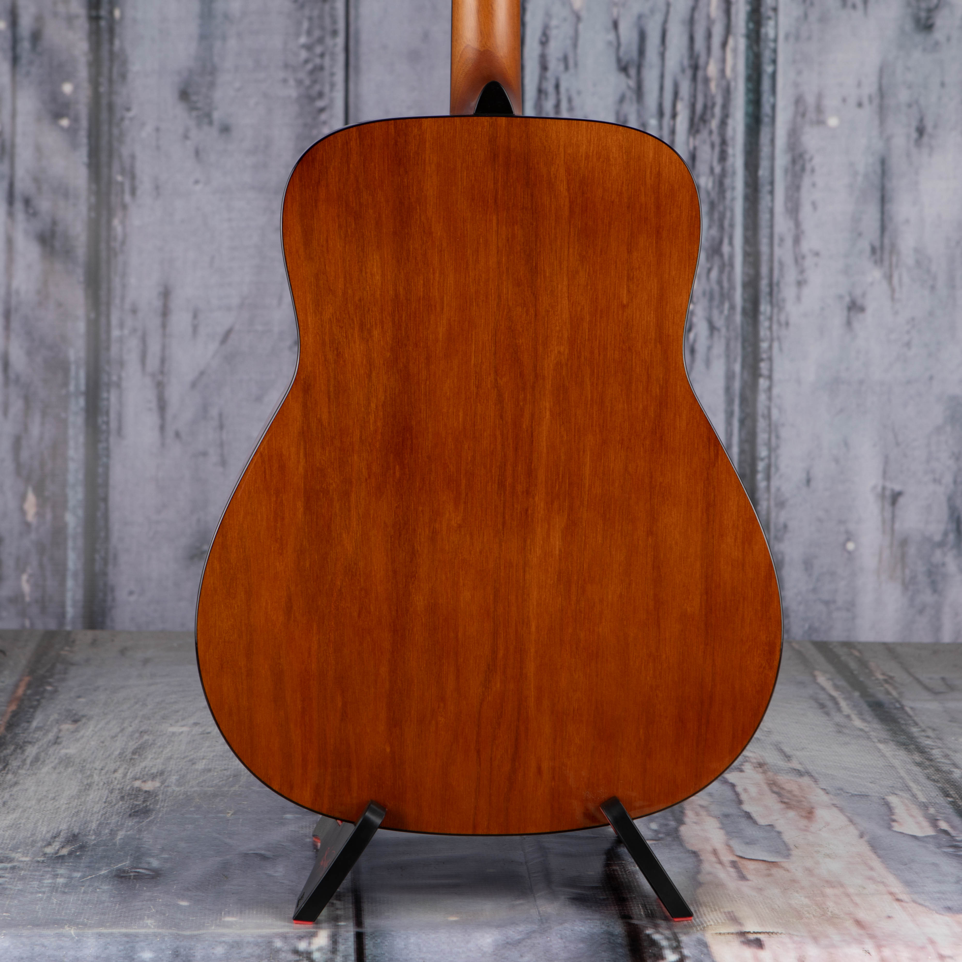 Yamaha FG800J Acoustic Guitar, Natural, back closeup