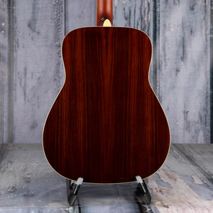 Yamaha FG830 Dreadnought Acoustic Guitar, Natural, back closeup