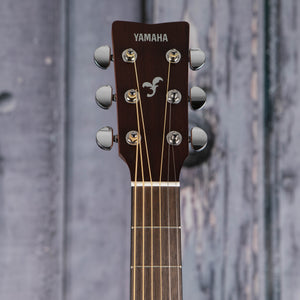 Yamaha FGX800C Dreadnought Cutaway Acoustic/Electric Guitar, Natural, front headstock