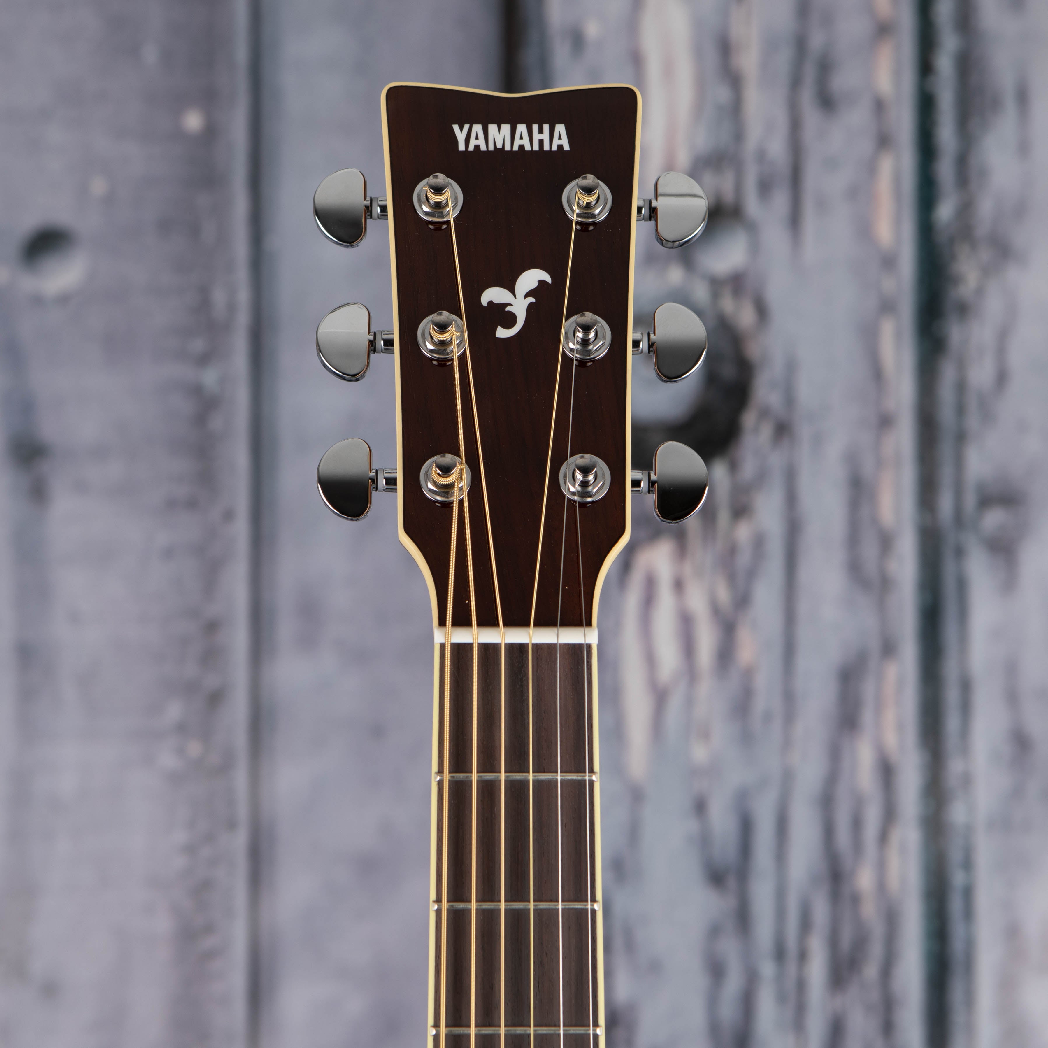 Yamaha FS830 Concert Acoustic Guitar, Natural, front headstock