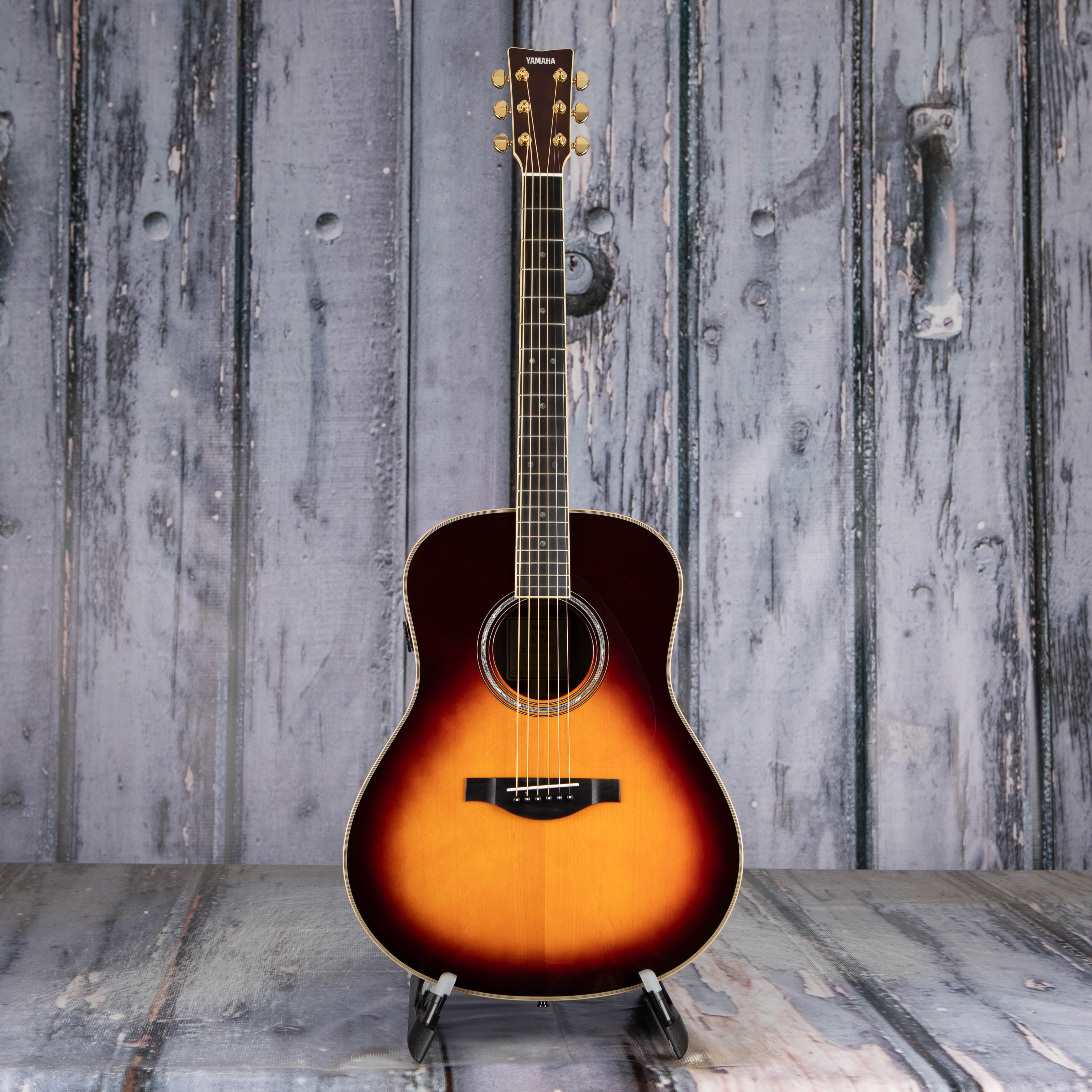 Yamaha LL-TA TransAcoustic Dreadnought Acoustic/Electric Guitar, Brown Sunburst, front