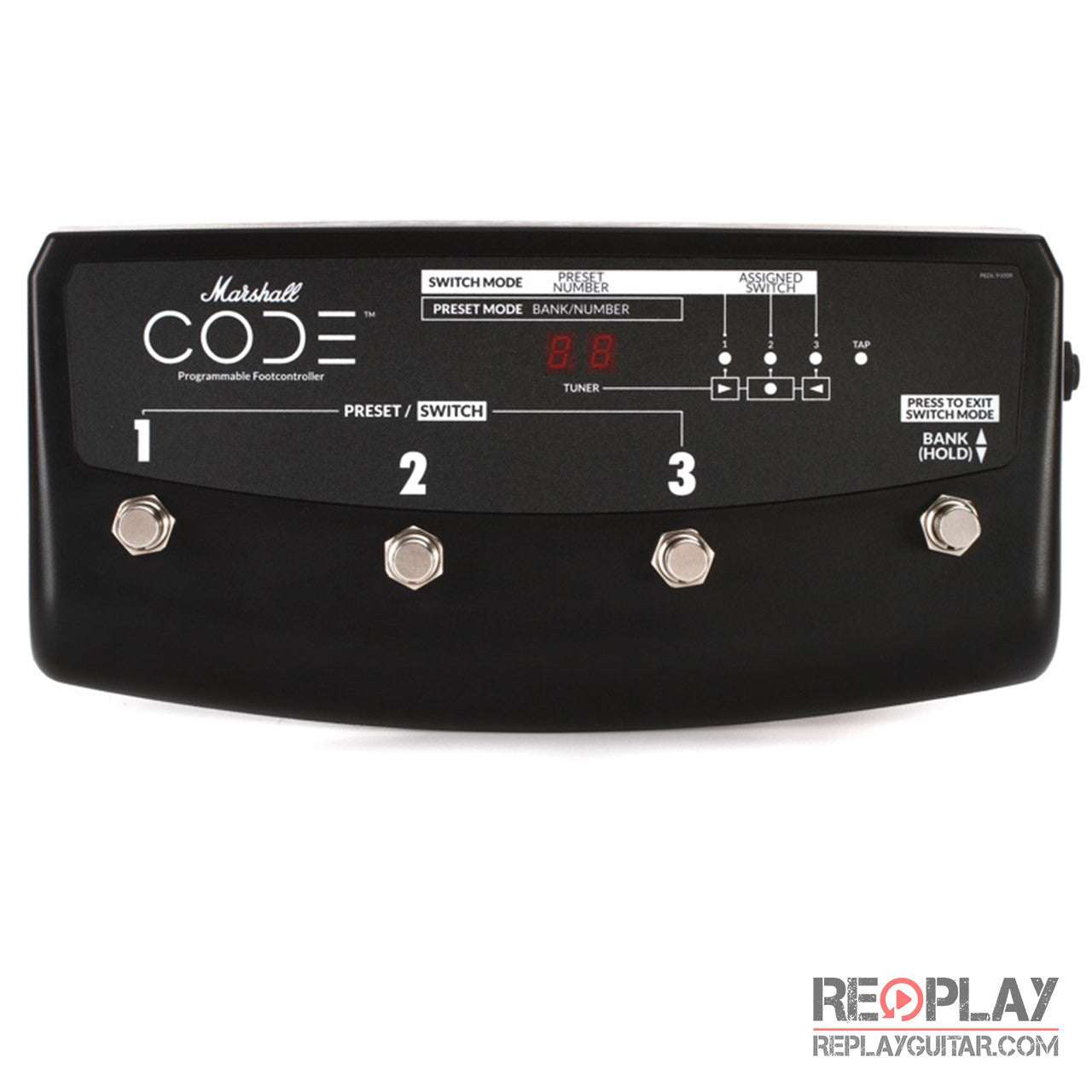 Marshall PEDL-91009 4-Way Footswitch for Code Amplifiers | For