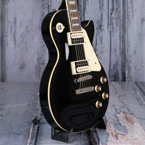 Epiphone Les Paul Classic Electric Guitar, Ebony, angle