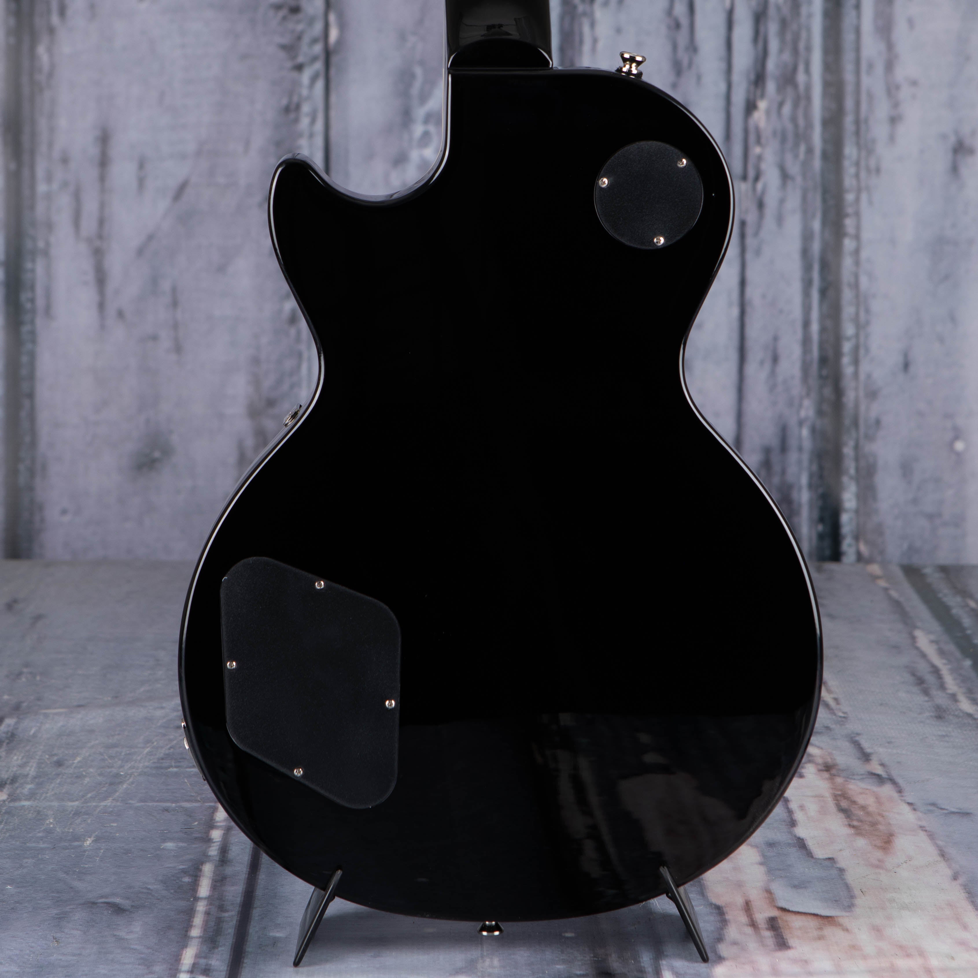 Epiphone Les Paul Classic Electric Guitar, Ebony, back closeup