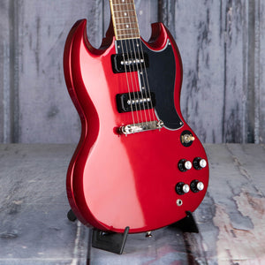 Epiphone SG Special P-90 Electric Guitar, Sparkling Burgundy, angle