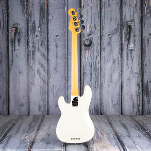 Fender American Professional II Precision Bass Guitar, Olympic White, back