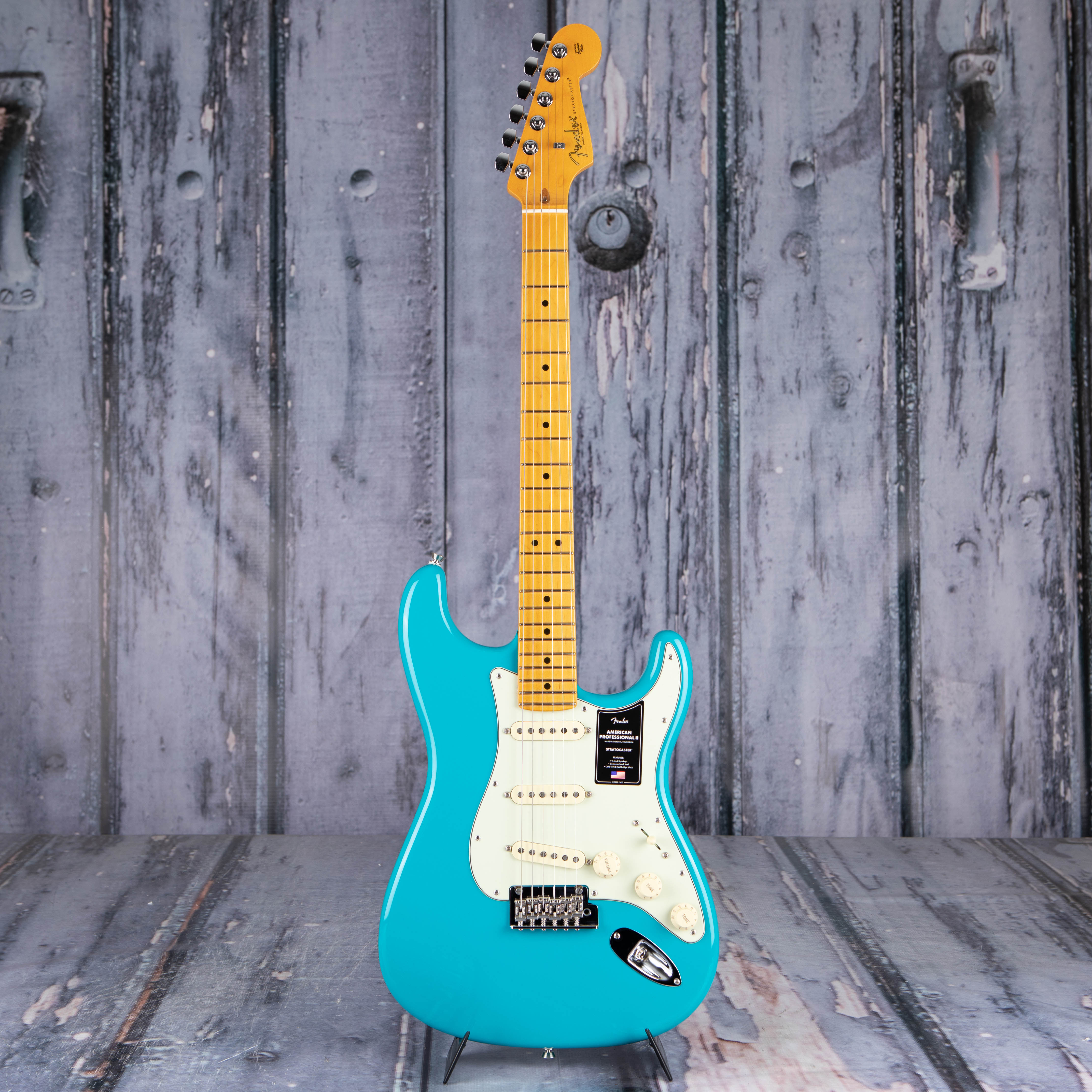 Fender American Professional II Stratocaster, Miami Blue *Demo Model* | For  Sale | Replay Guitar Exchange