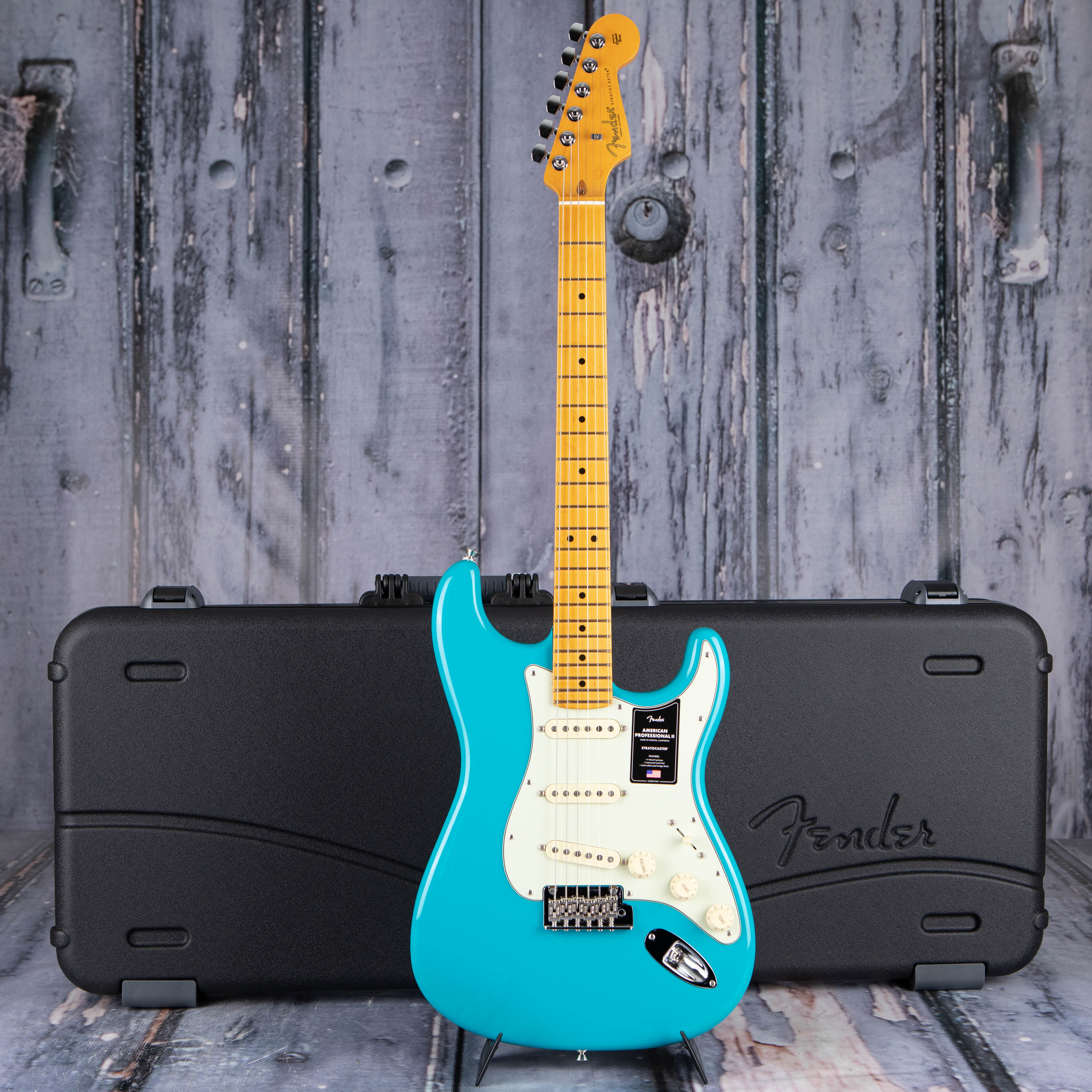 Fender American Professional II Stratocaster, Miami Blue *Demo Model* | For  Sale | Replay Guitar Exchange