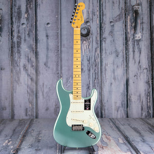 Fender American Professional II Stratocaster Electric Guitar, Mystic Surf Green, front