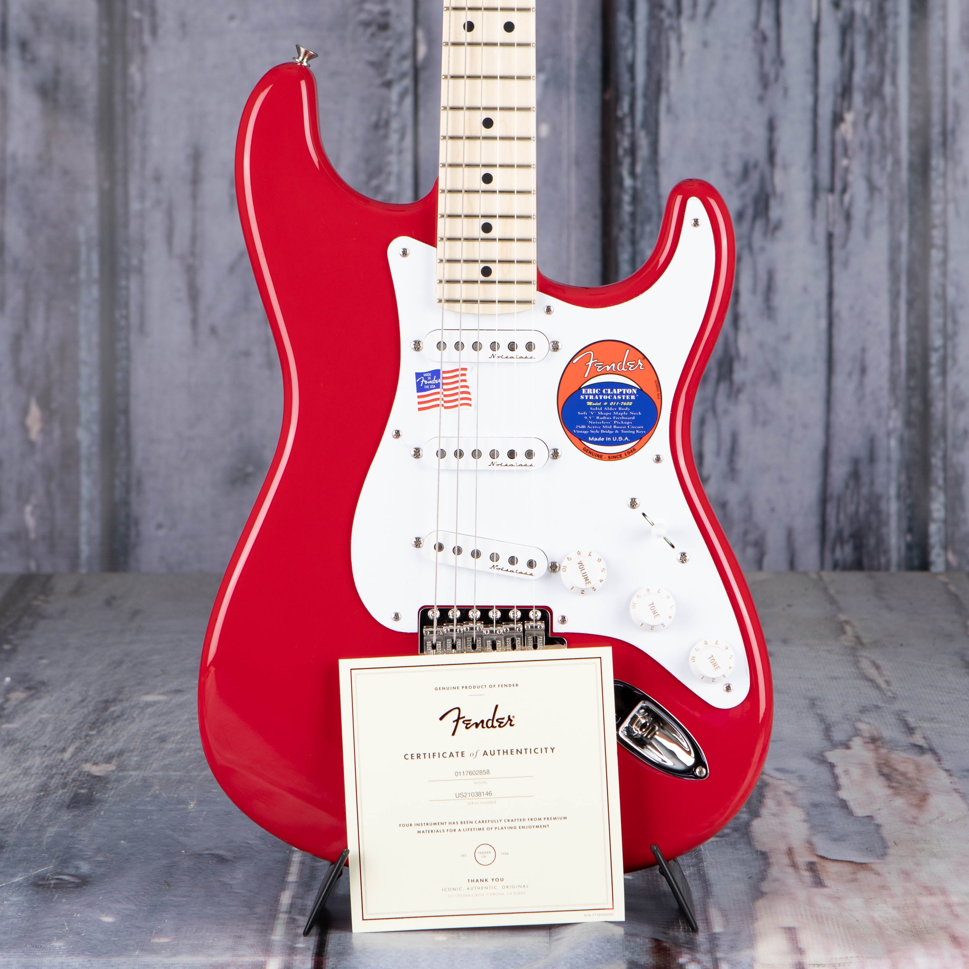 Fender Eric Clapton Stratocaster, Torino Red | For Sale | Replay 