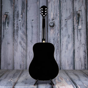 Fender FA-125 Dreadnought Acoustic Guitar, Black, back