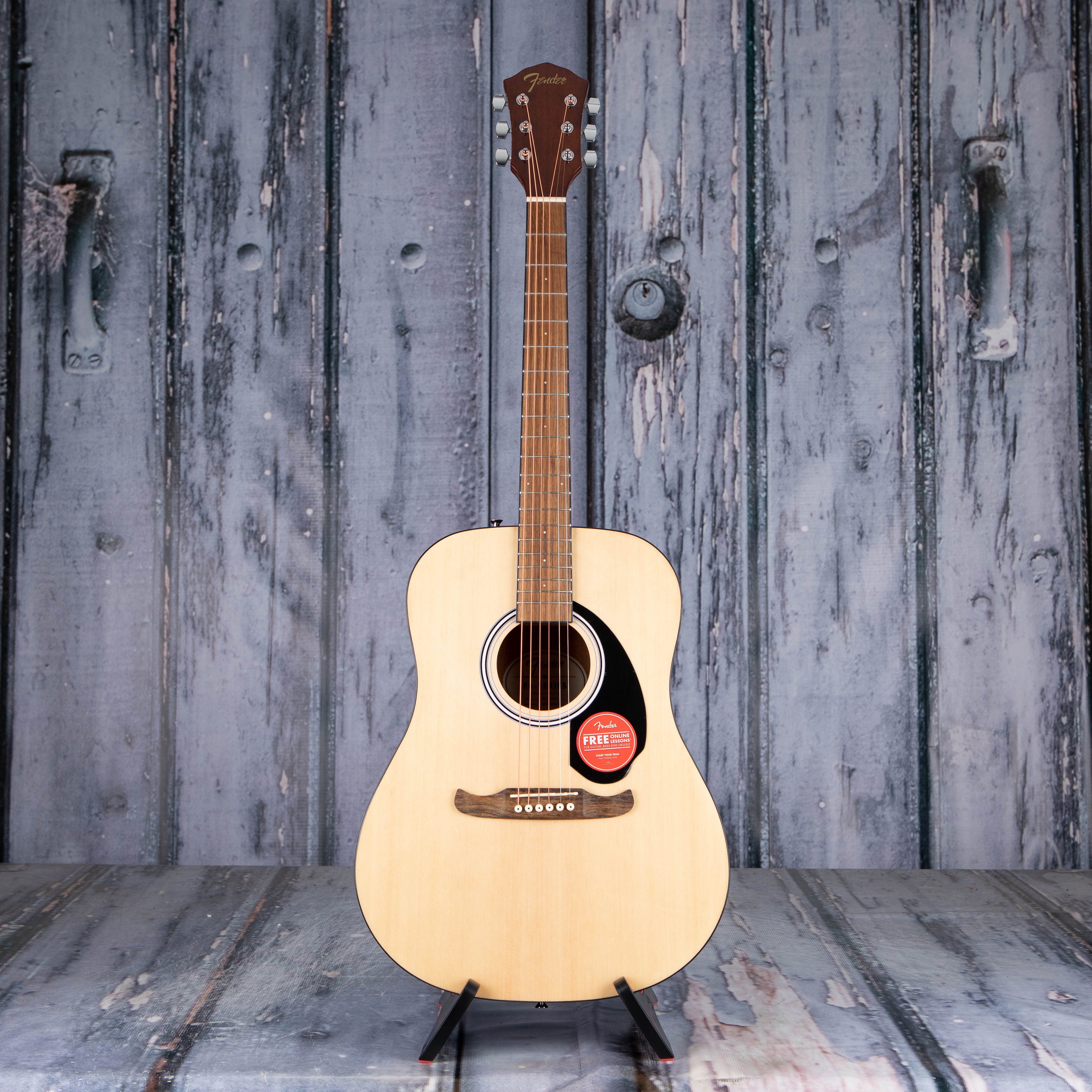 Fender FA-125 Dreadnought Acoustic Guitar, Natural, front