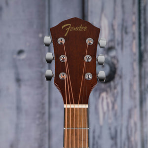 Fender FA-125 Dreadnought Acoustic Guitar, Natural, front headstock