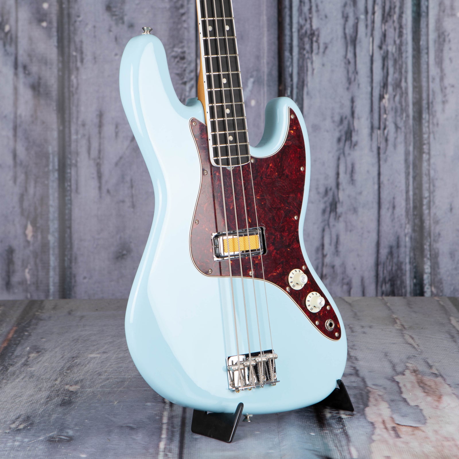 Fender Gold Foil Jazz Bass, Sonic Blue | For Sale | Replay Guitar