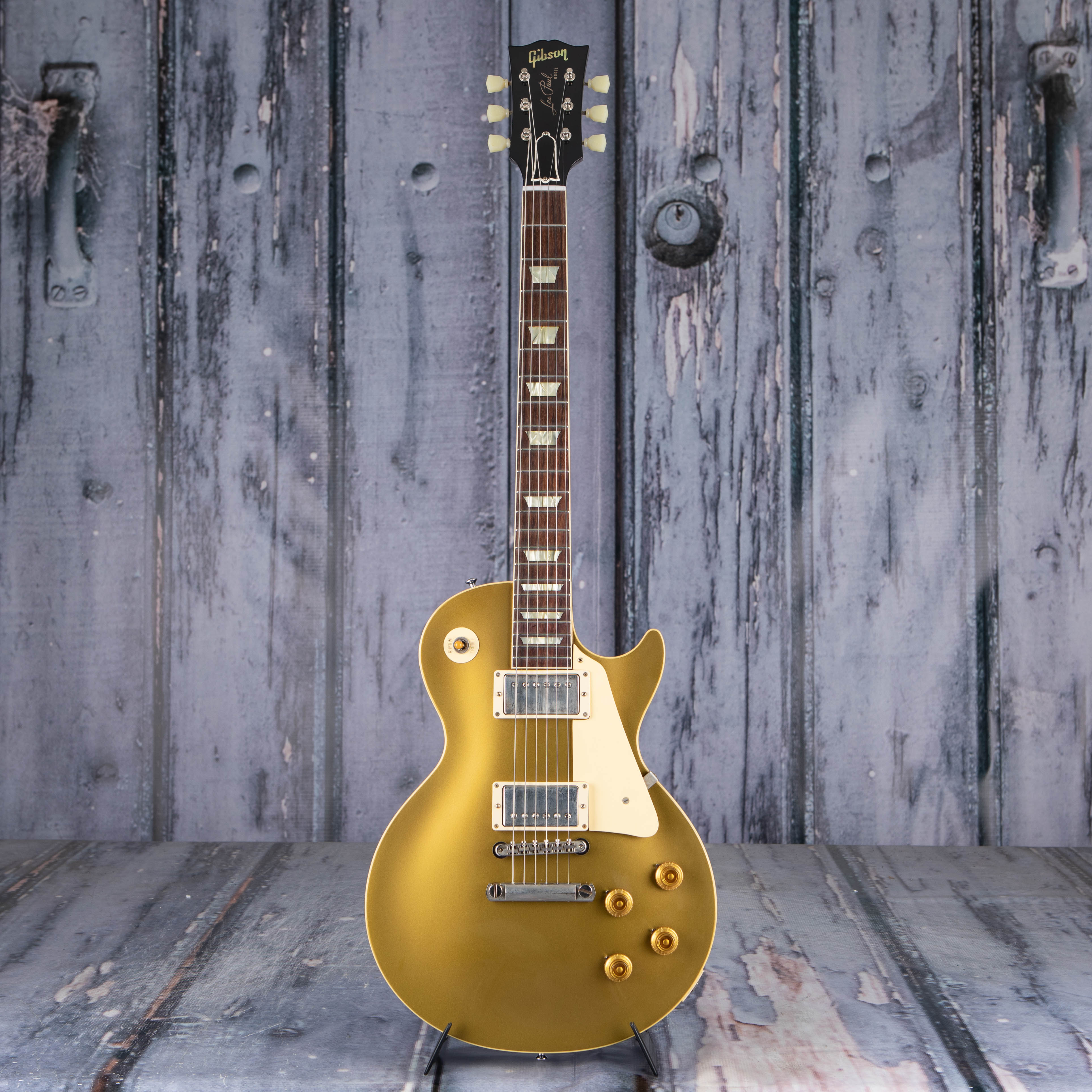 Gibson Custom Shop 1957 Les Paul Goldtop Darkback Reissue VOS, Double Gold  | For Sale | Replay Guitar Exchange