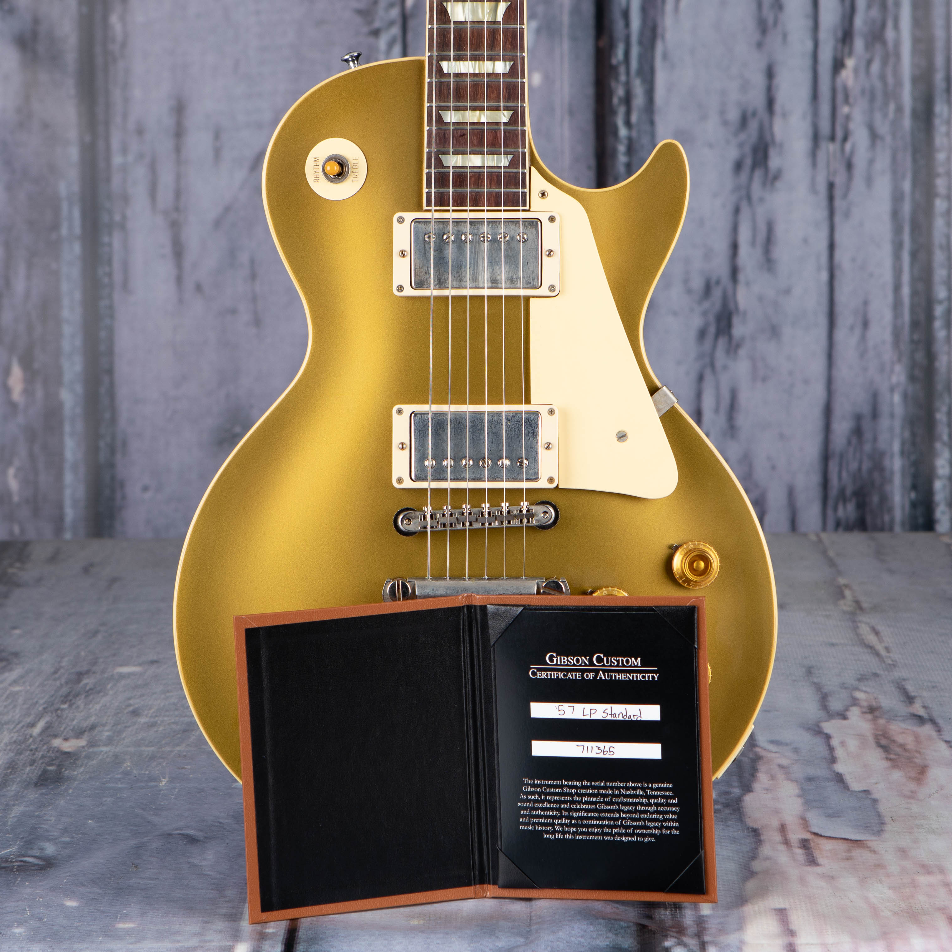 Gibson Custom Shop 1957 Les Paul Goldtop Darkback Reissue VOS, Double Gold  | For Sale | Replay Guitar Exchange