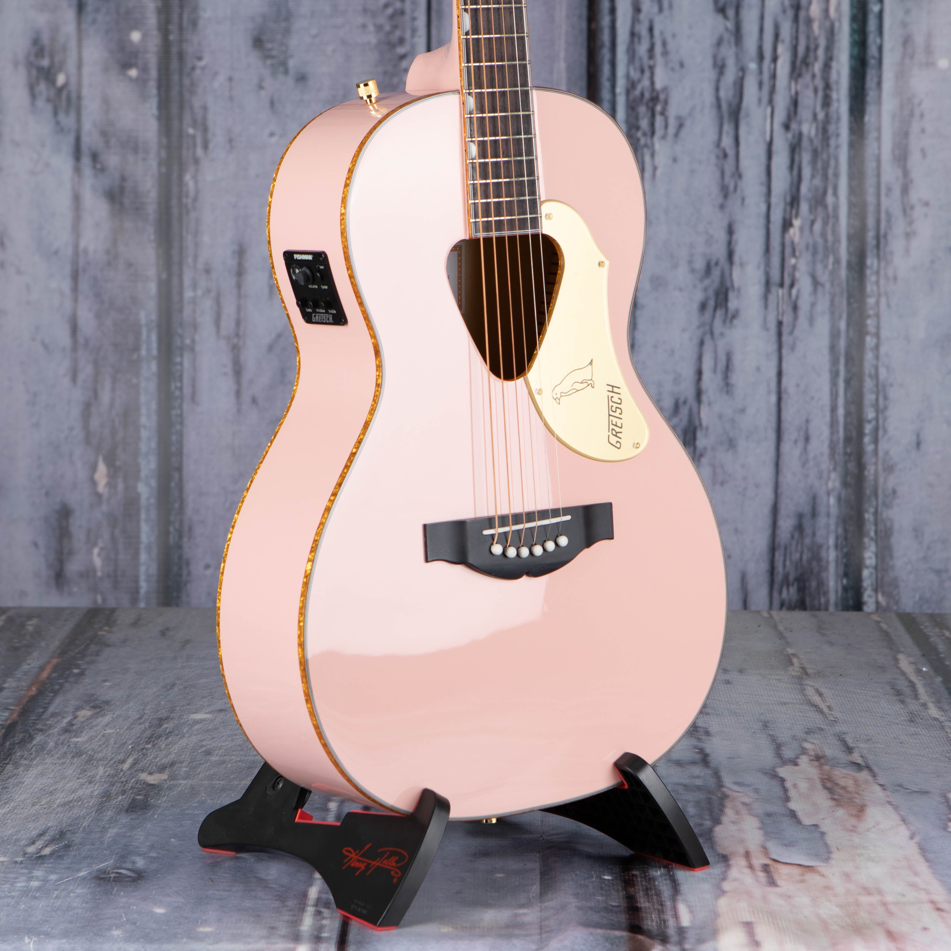 Gretsch G5021E Rancher Penguin Parlor Acoustic/Electric, Shell Pink