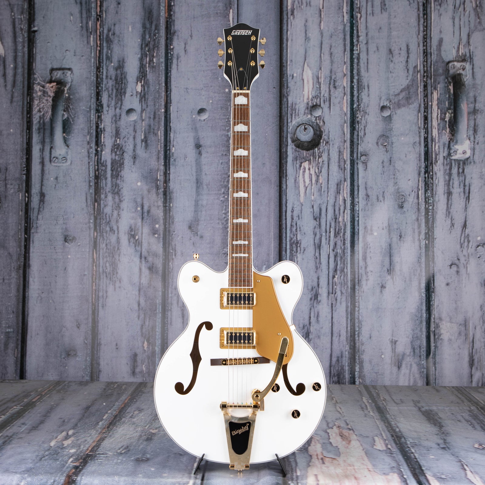 Gretsch Guitars G5422TG Electromatic Classic Hollowbody Double-Cut With  Bigsby and Gold Hardware Electric Guitar Snow Crest White