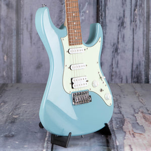 Ibanez AZES40 AZ Standard Electric Guitar, Purist Blue, angle