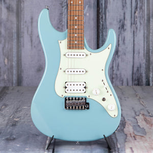 Ibanez AZES40 AZ Standard Electric Guitar, Purist Blue, front closeup