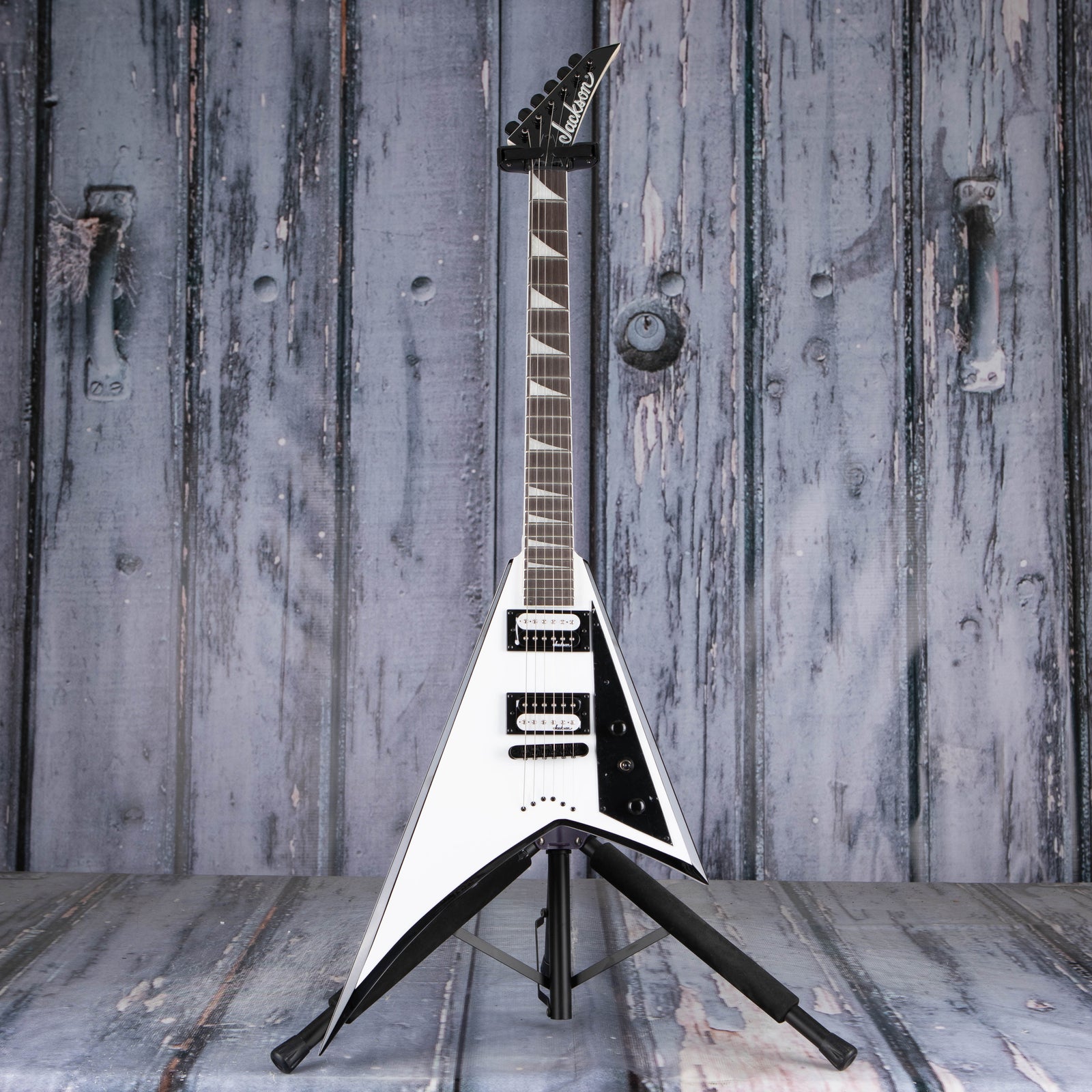 Jackson JS Series Rhoads JS32T, White w/ Black Bevels | For Sale