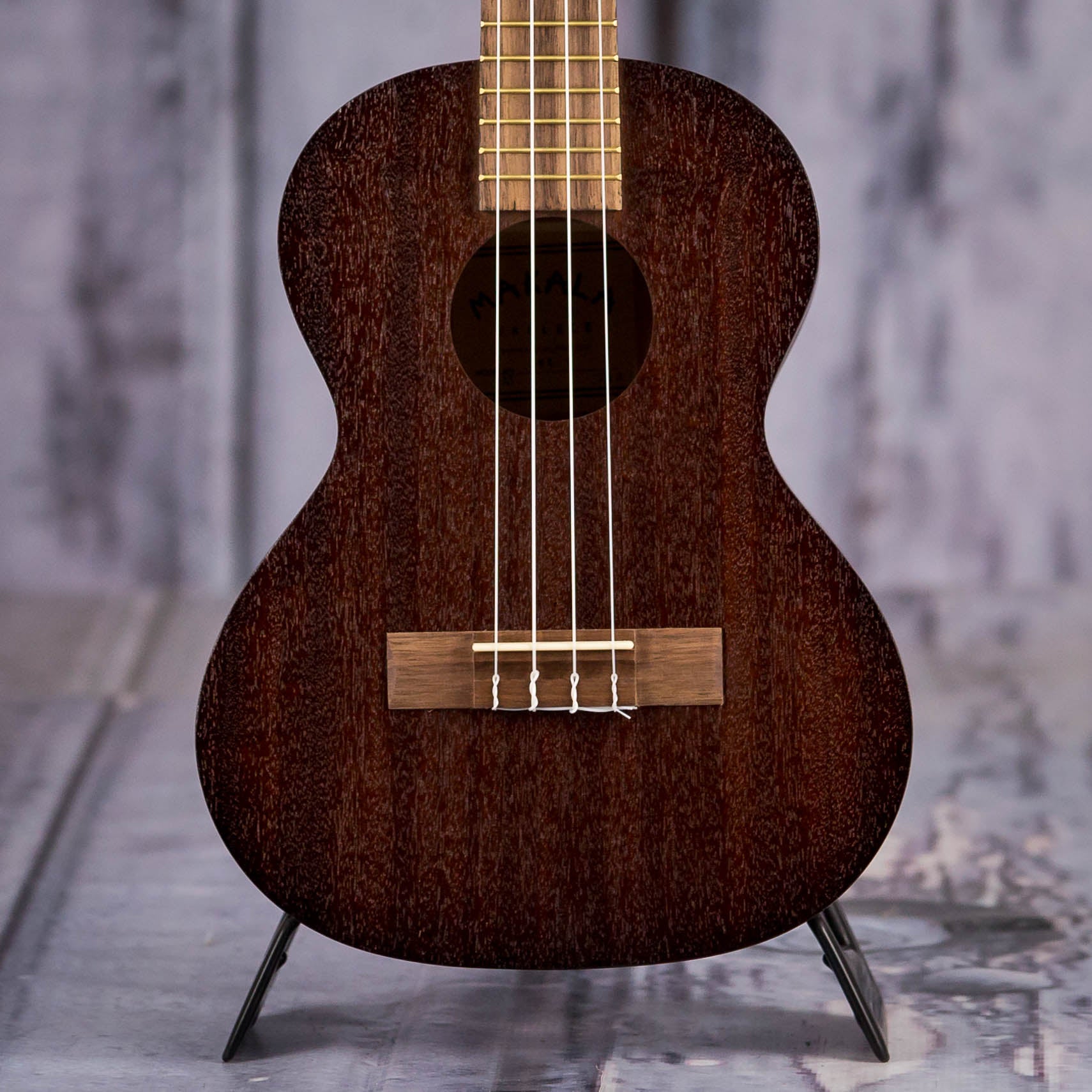 Kala MK-T Makala Tenor Ukulele, Natural, front closeup