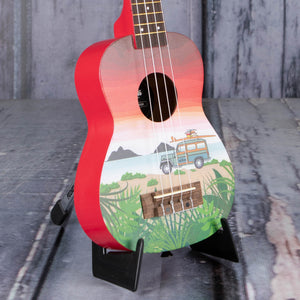 Kala UK-SURFARI Soprano Ukulele, Surfari, angle