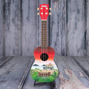 Kala UK-SURFARI Soprano Ukulele, Surfari, front