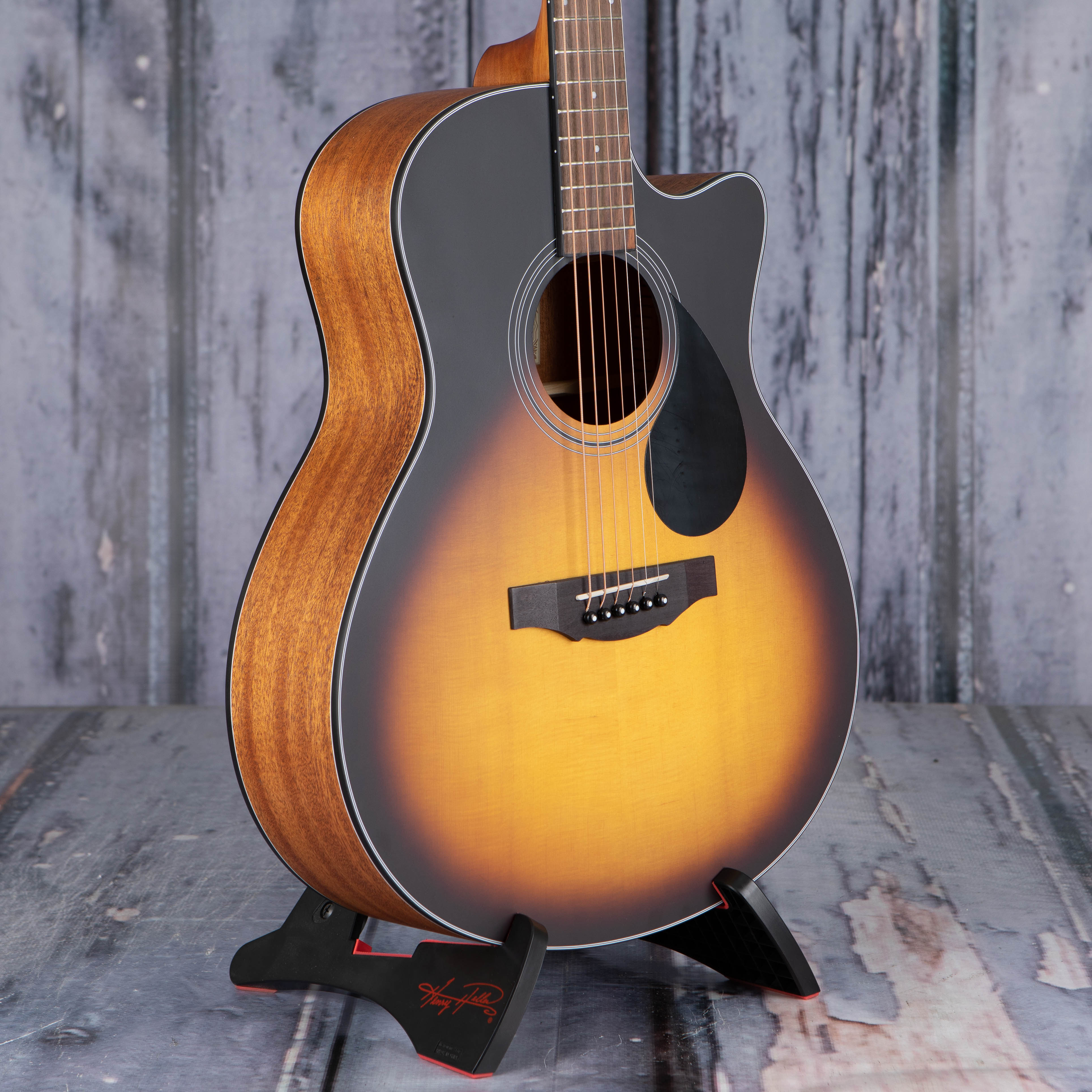 Kepma K3 Series GA3-130 Grand Auditorium Acoustic Guitar, Sunburst, angle