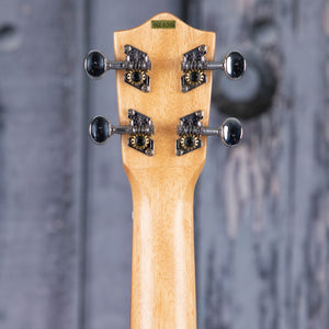 Lanikai Flame Maple Tenor Ukulele, Natural, back headstock