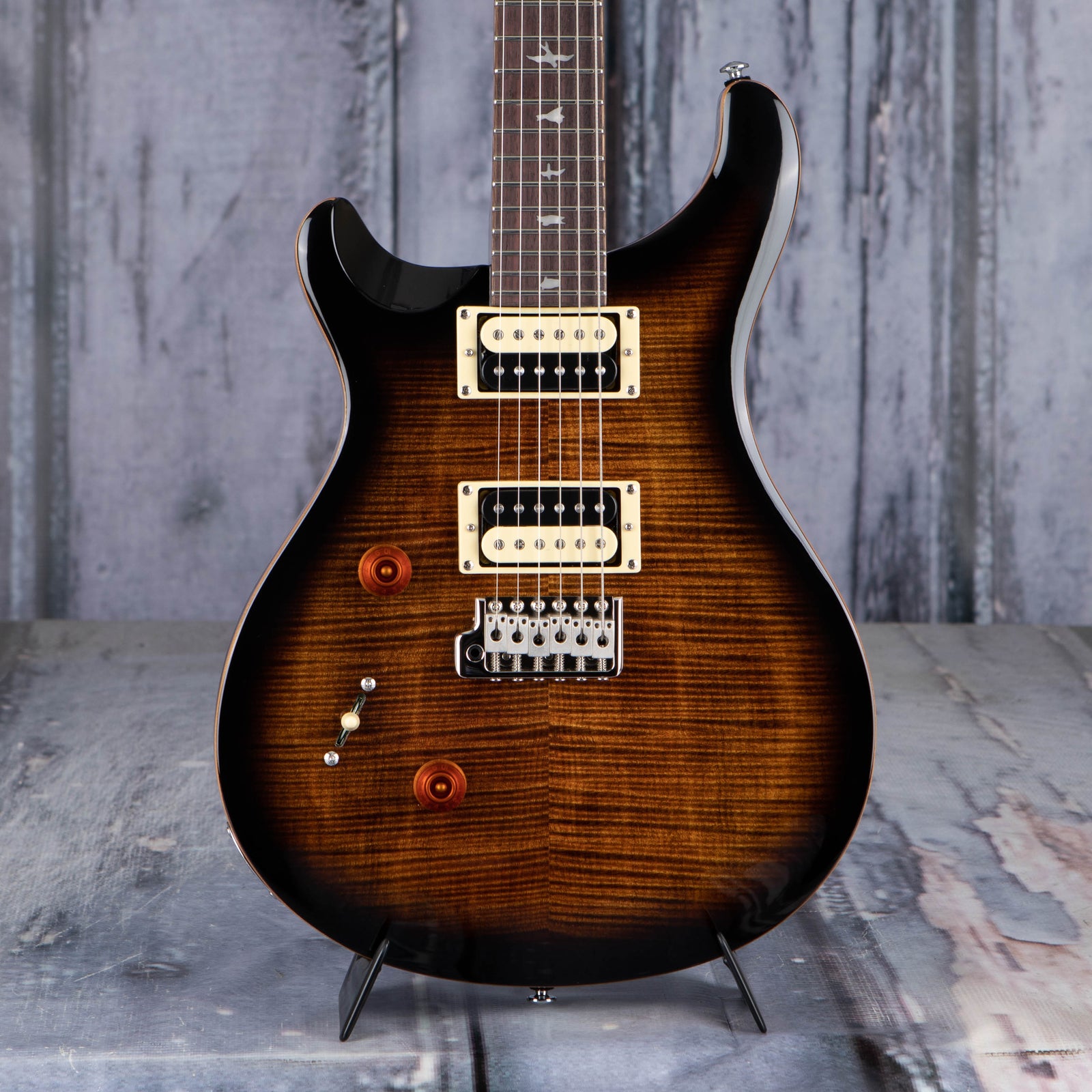 Paul Reed Smith SE Custom 24 Left-Handed, Black Gold Sunburst