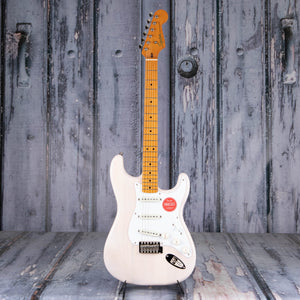 Squier Classic Vibe '50s Stratocaster Electric Guitar, White Blonde, front