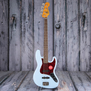 Squier Classic Vibe '60s Jazz Bass Guitar, Daphne Blue, front