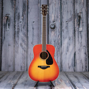 Yamaha FG830 Dreadnought Acoustic Guitar, Autumn Burst, front