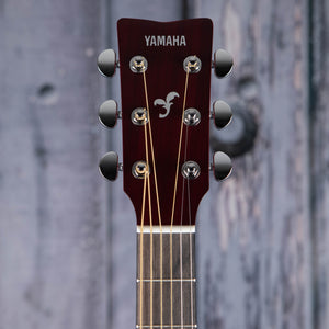 Yamaha FSX800C Concert Cutaway Acoustic/Electric Guitar, Ruby Red, front headstock