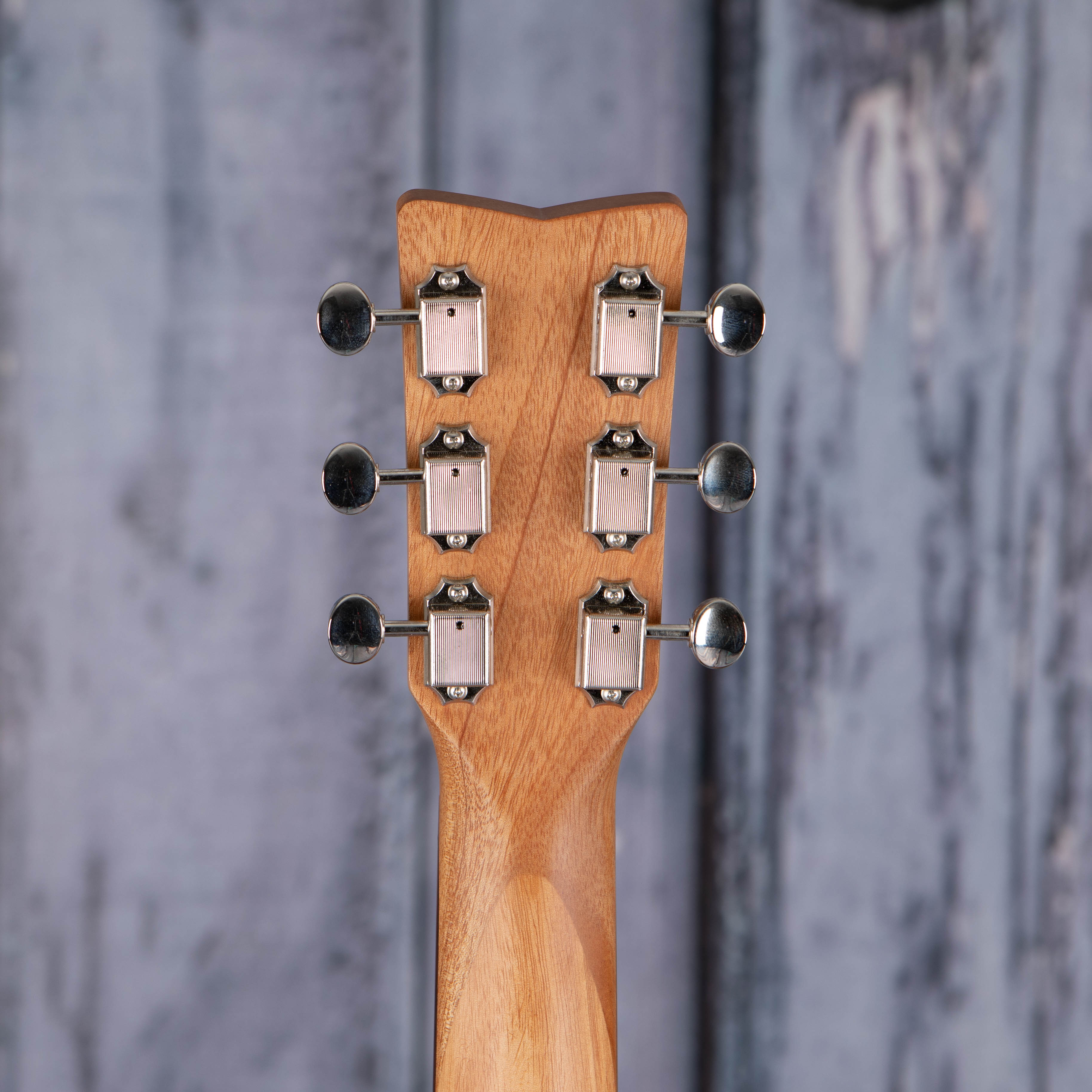 Yamaha JR1 3/4-Scale Folk Acoustic Guitar, Natural, back headstock