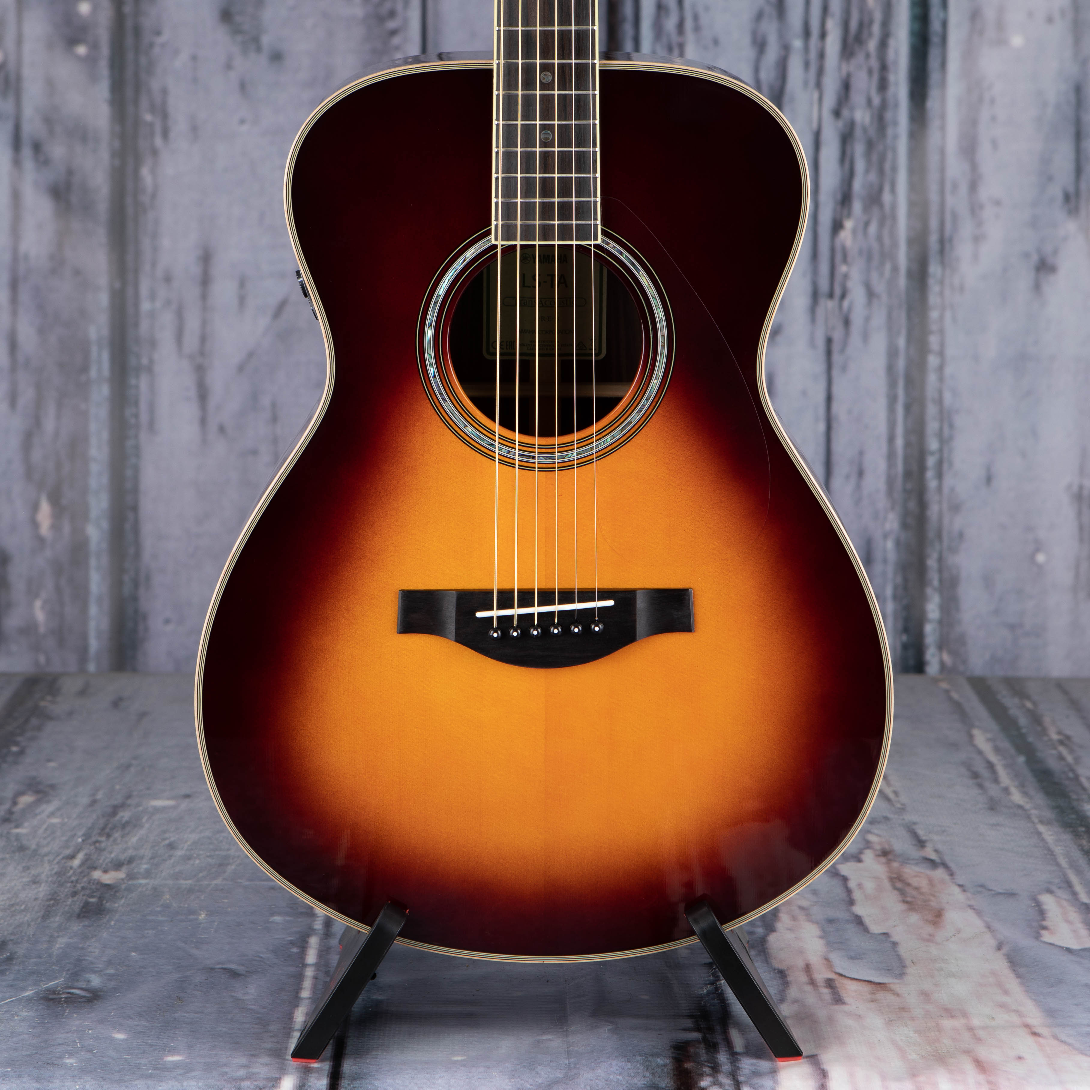 Yamaha LS-TA TransAcoustic Acoustic/Electric Guitar, Brown Sunburst