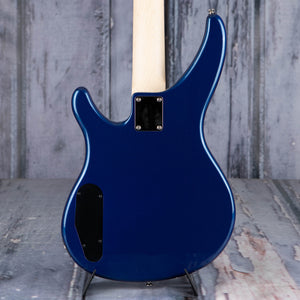 Yamaha TRBX174 Electric Bass Guitar, Metallic Blue, back closeup
