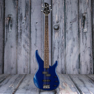 Yamaha TRBX174 Electric Bass Guitar, Metallic Blue, front