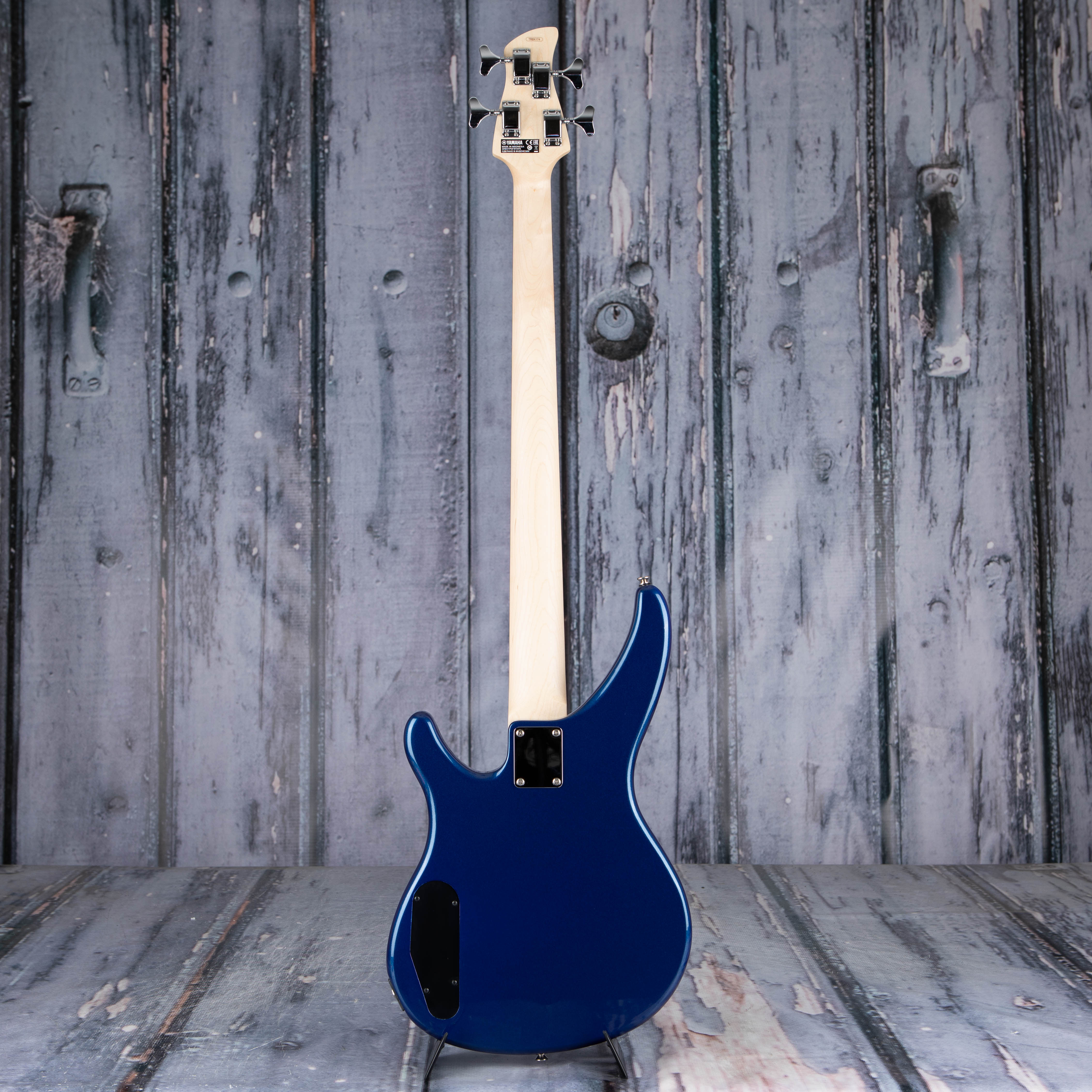 Yamaha TRBX174 Electric Bass Guitar, Metallic Blue, back